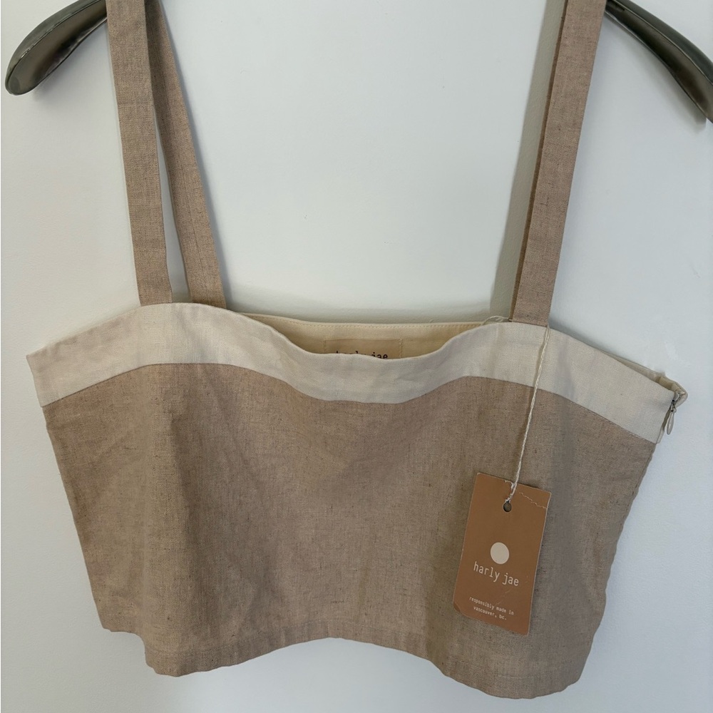 Harly Jae Organic cotton/linen top size Large New! - Picture 4 of 10